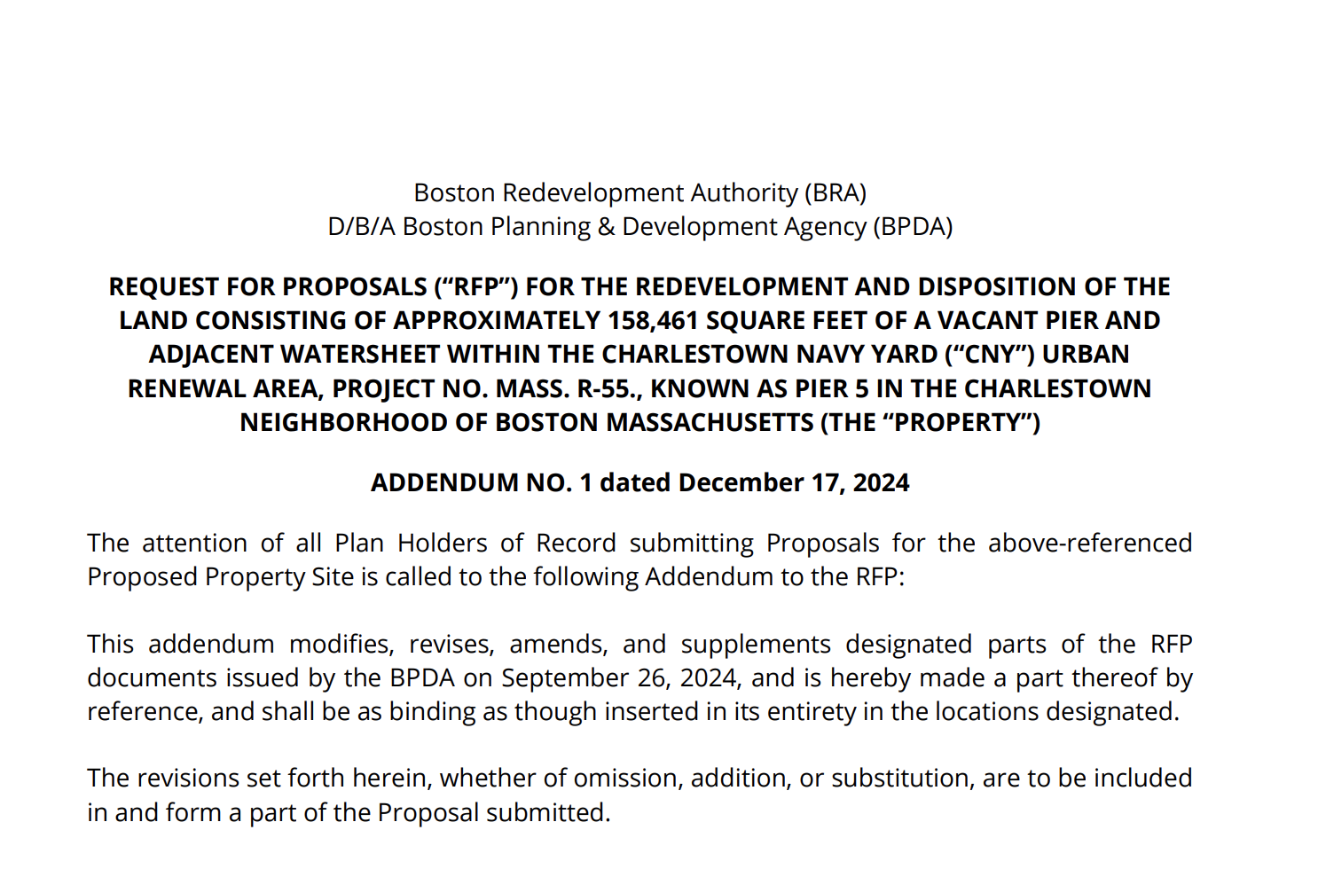 2024.12.17_Pier 5 Request For Proposal Addendum FINAL